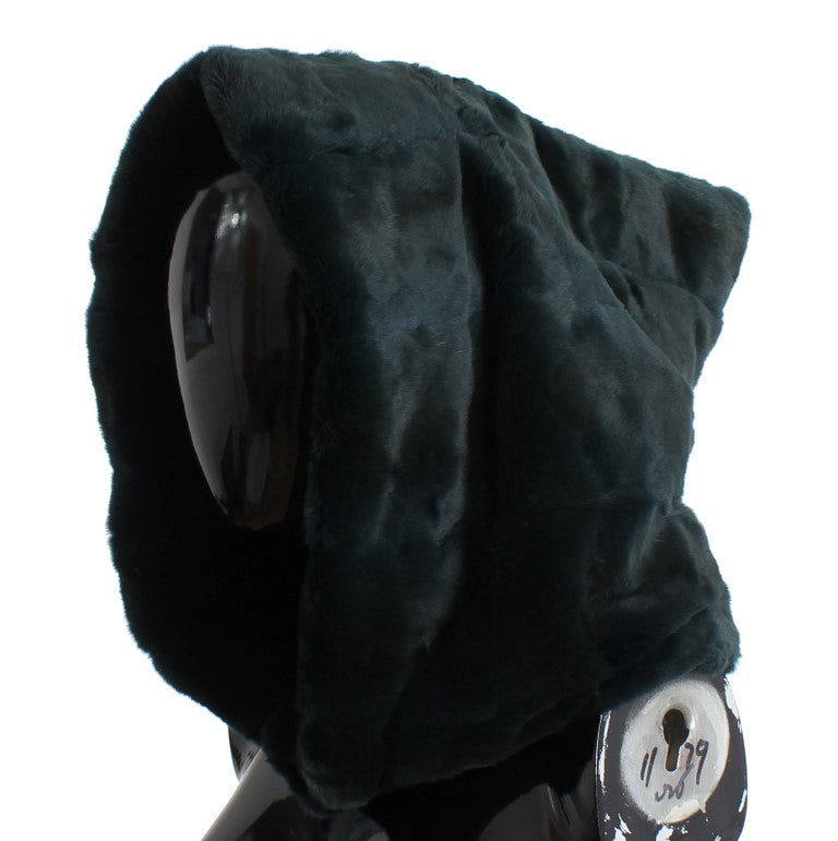 Black hooded jacket on a mannequin