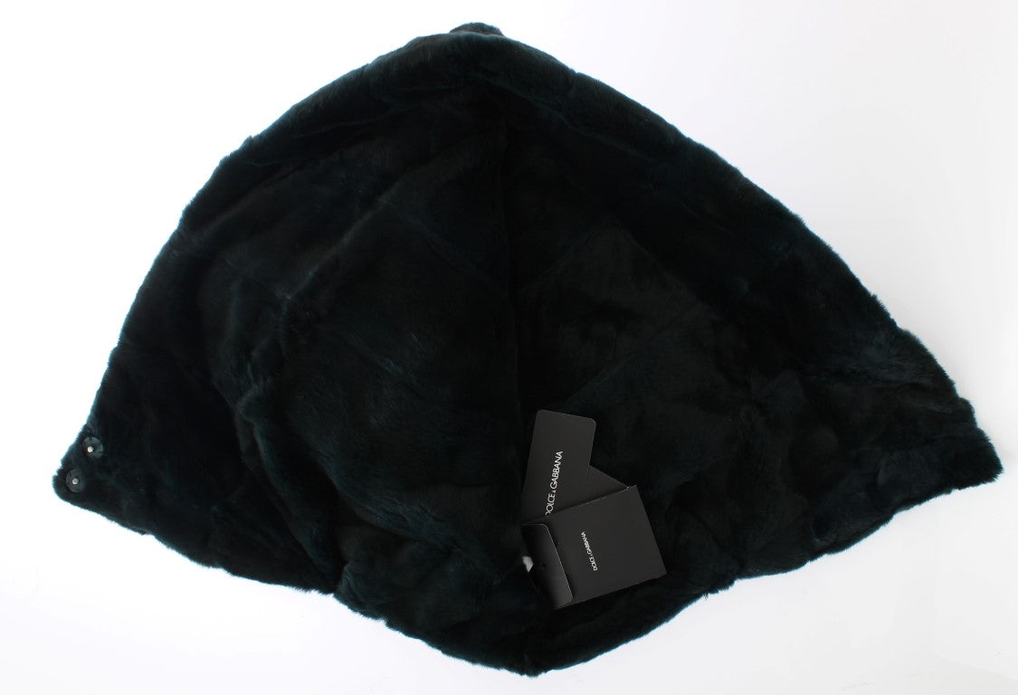 Black velvet blanket on white surface