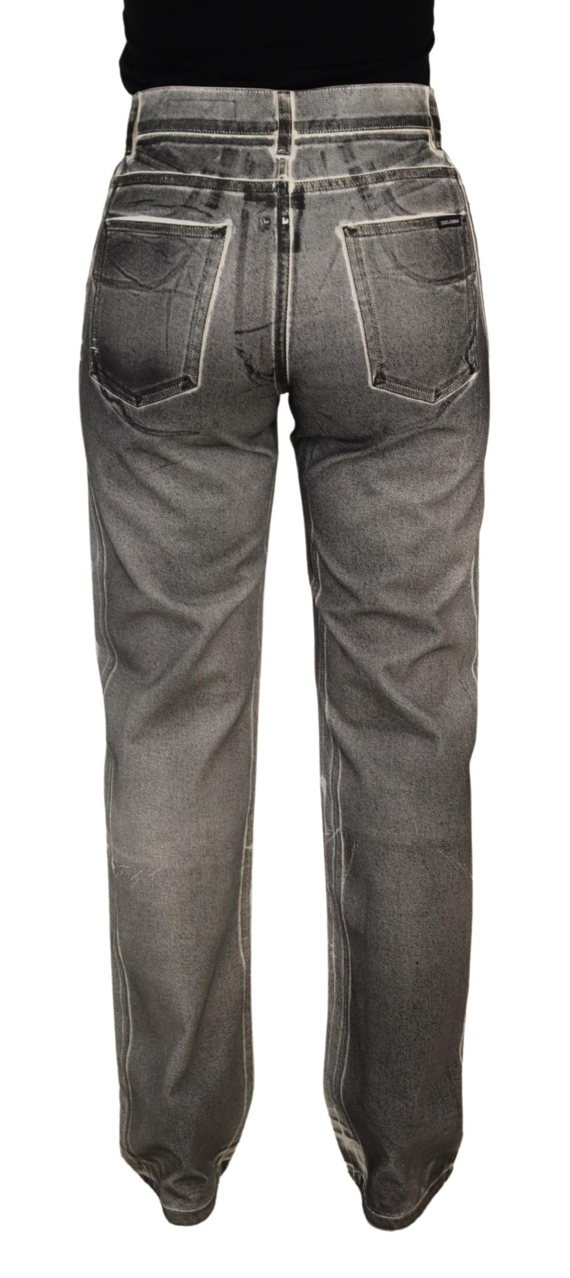 Pair of blue jeans on a hanger