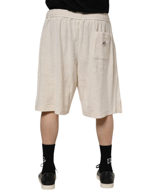 Man wearing shorts and socks