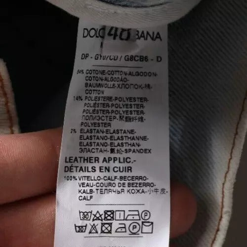 Tag on a shoe showing brand, model, material, care instructions, and size details