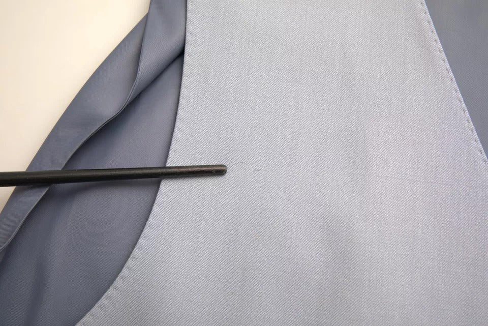 A light blue wool vest from Dolce & Gabbana