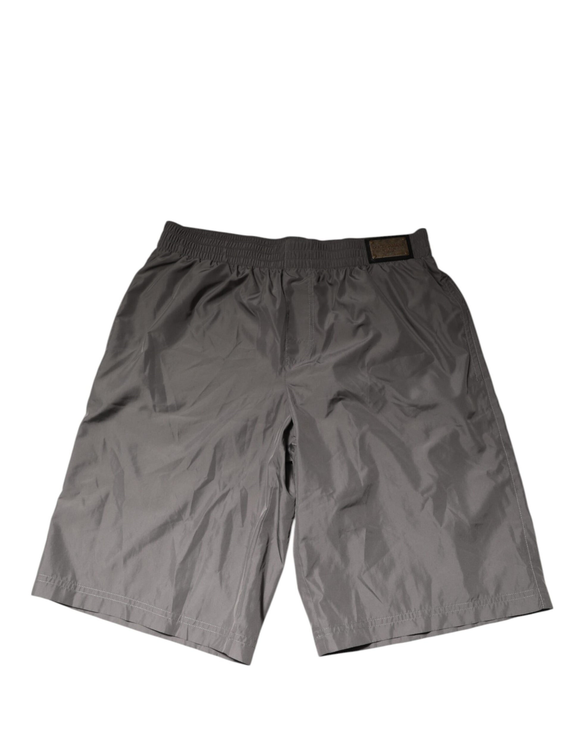Pair of gray shorts with pockets