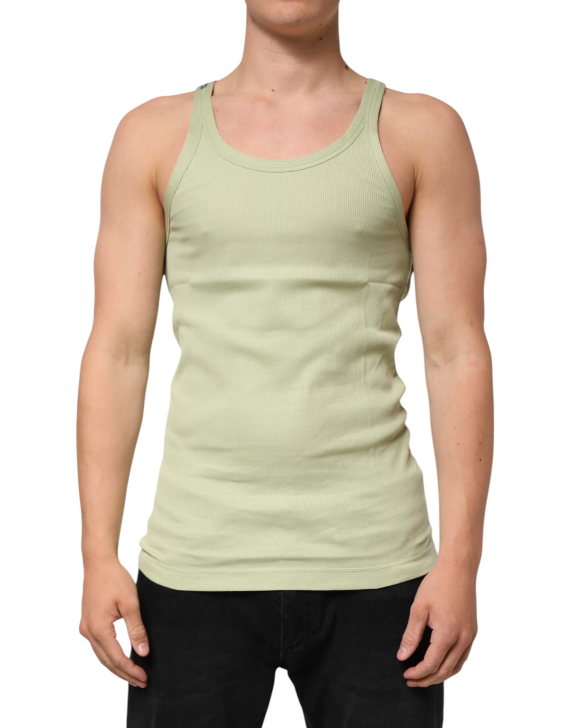 Man wearing tank top