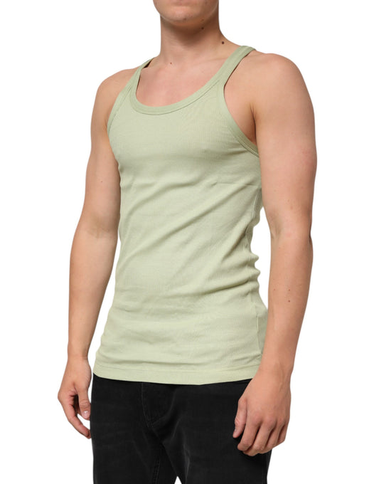 Man wearing tank top