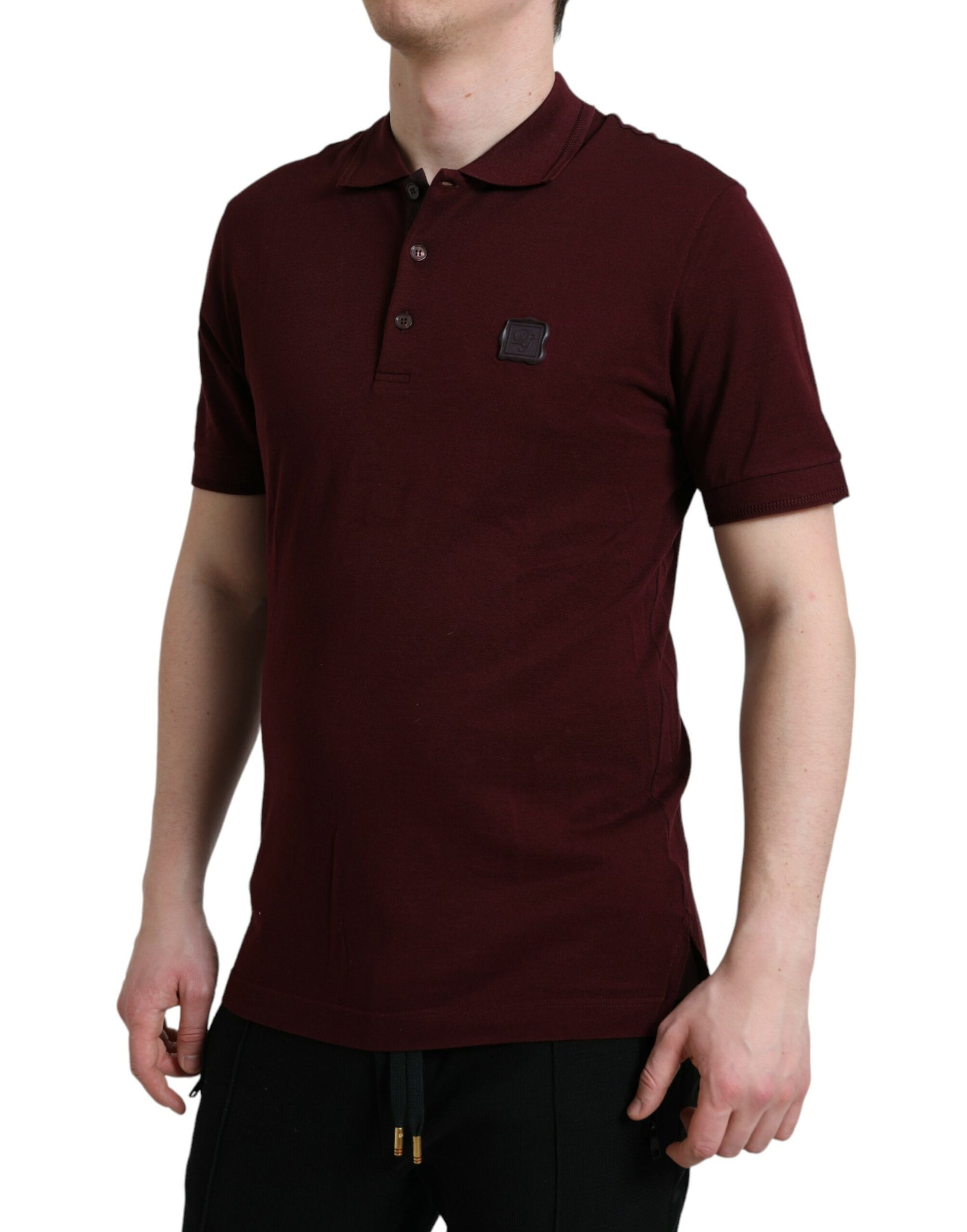 Man wearing polo shirt