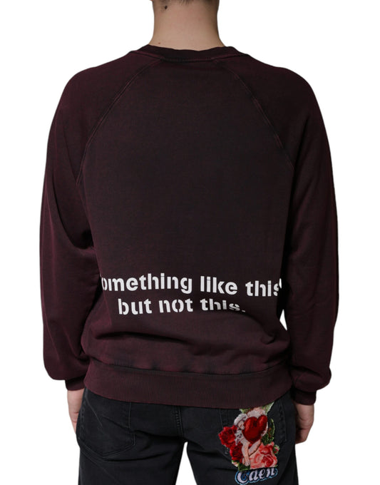 Sweatshirt with white writing on front