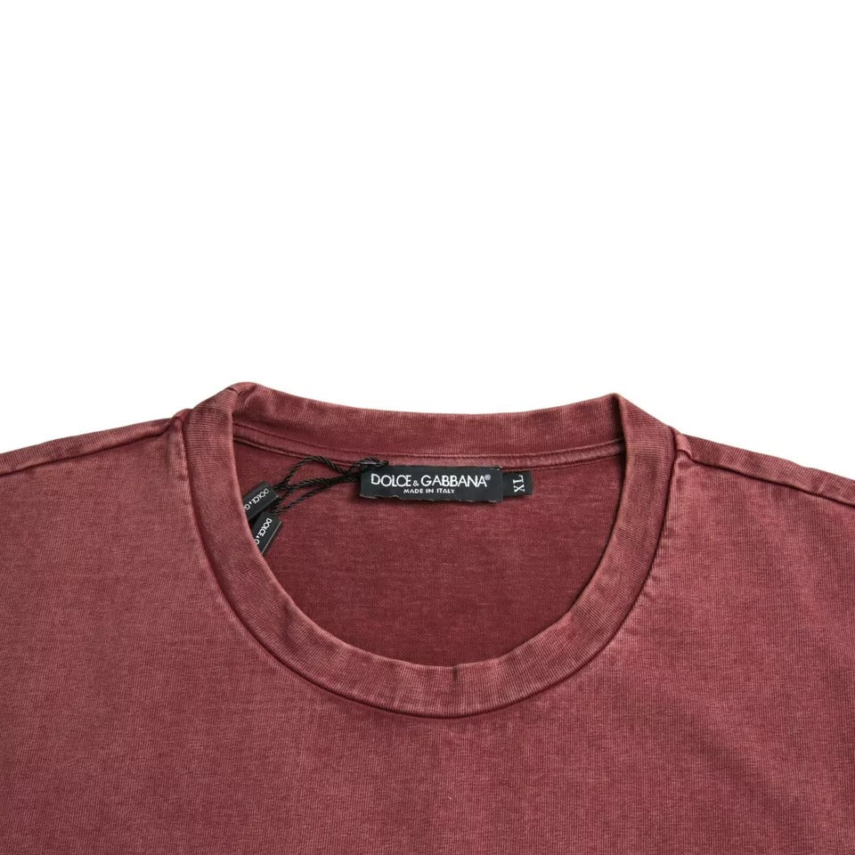 Red t-shirt on hanger