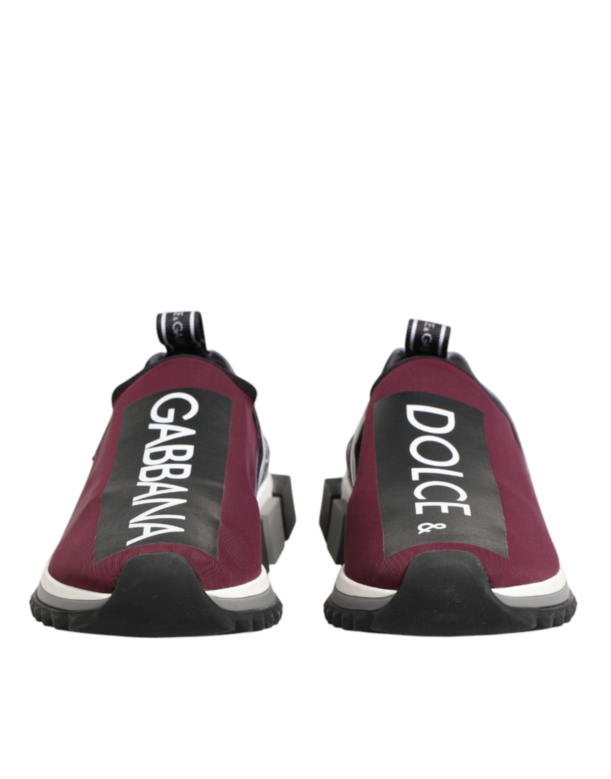 Pair of sneakers with brand name on side