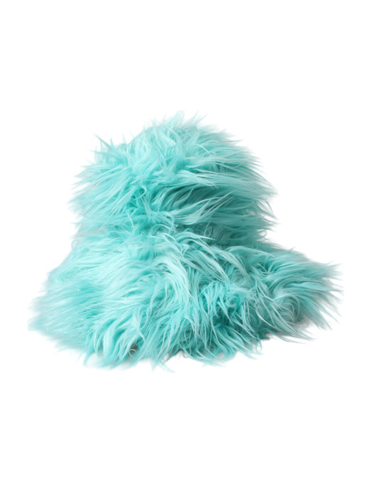 Fuzzy blue fabric item