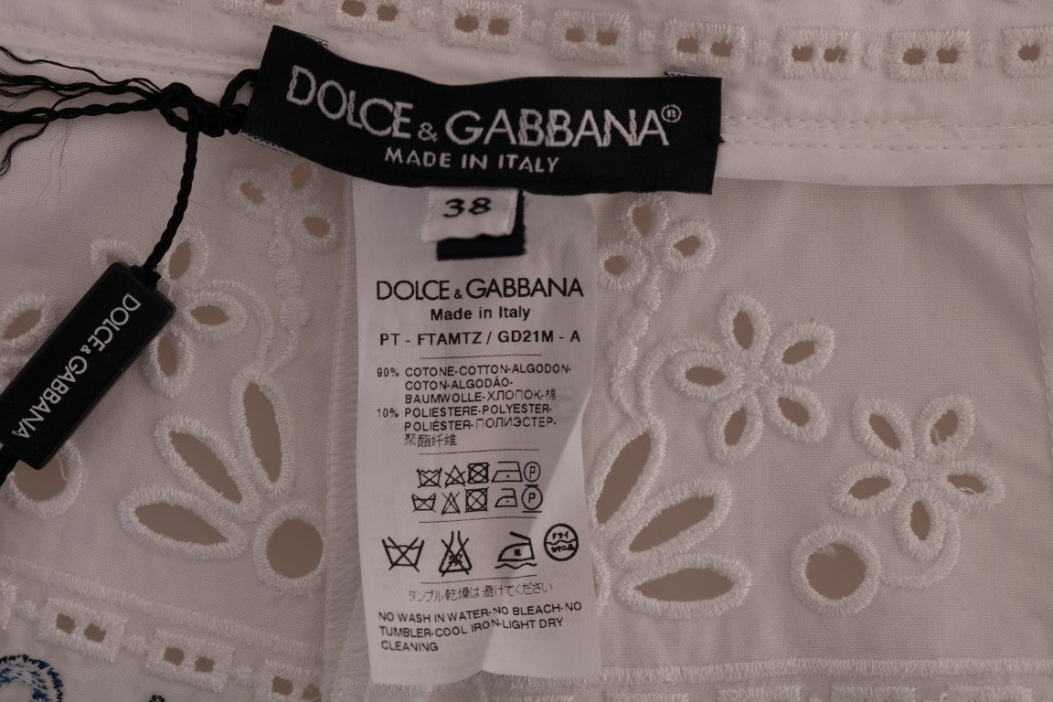 White lace underwear tagged by Dolce & Gabbana
