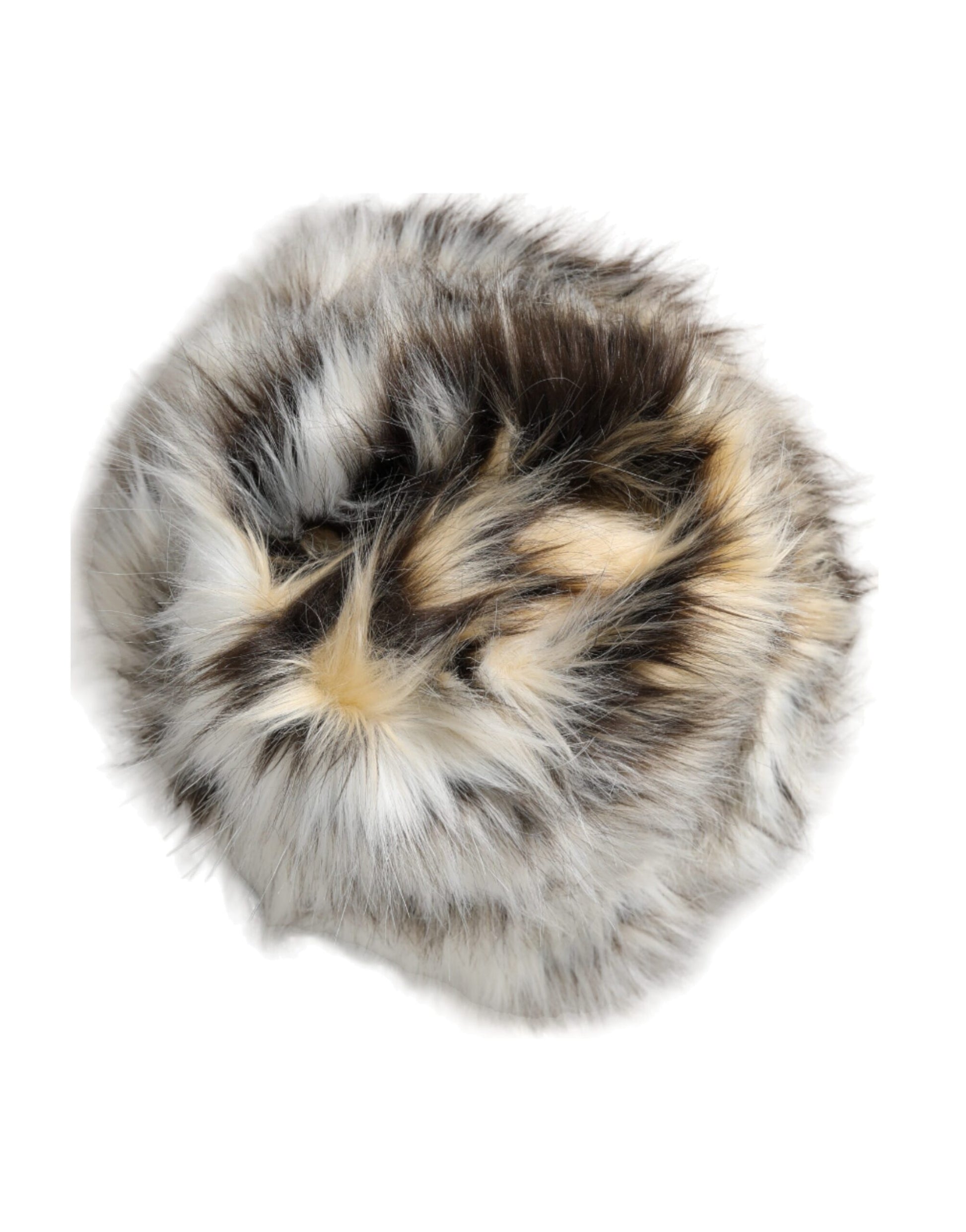 Round fluffy furry ball