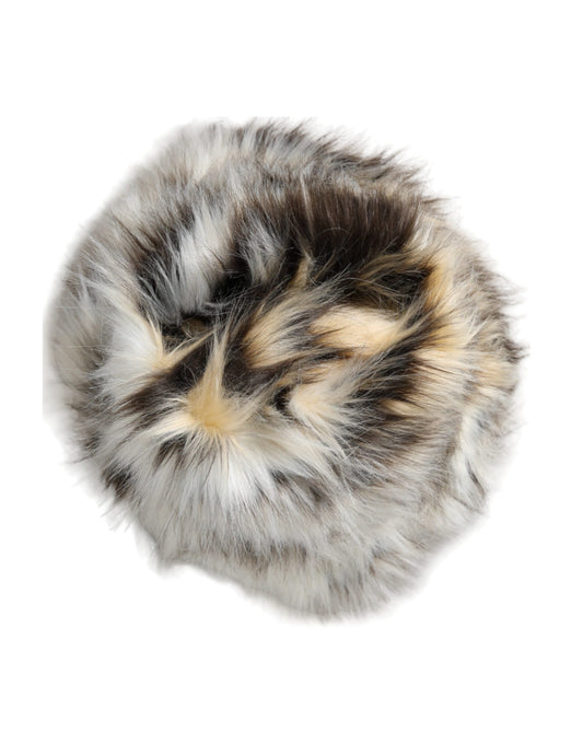 Round fluffy furry ball