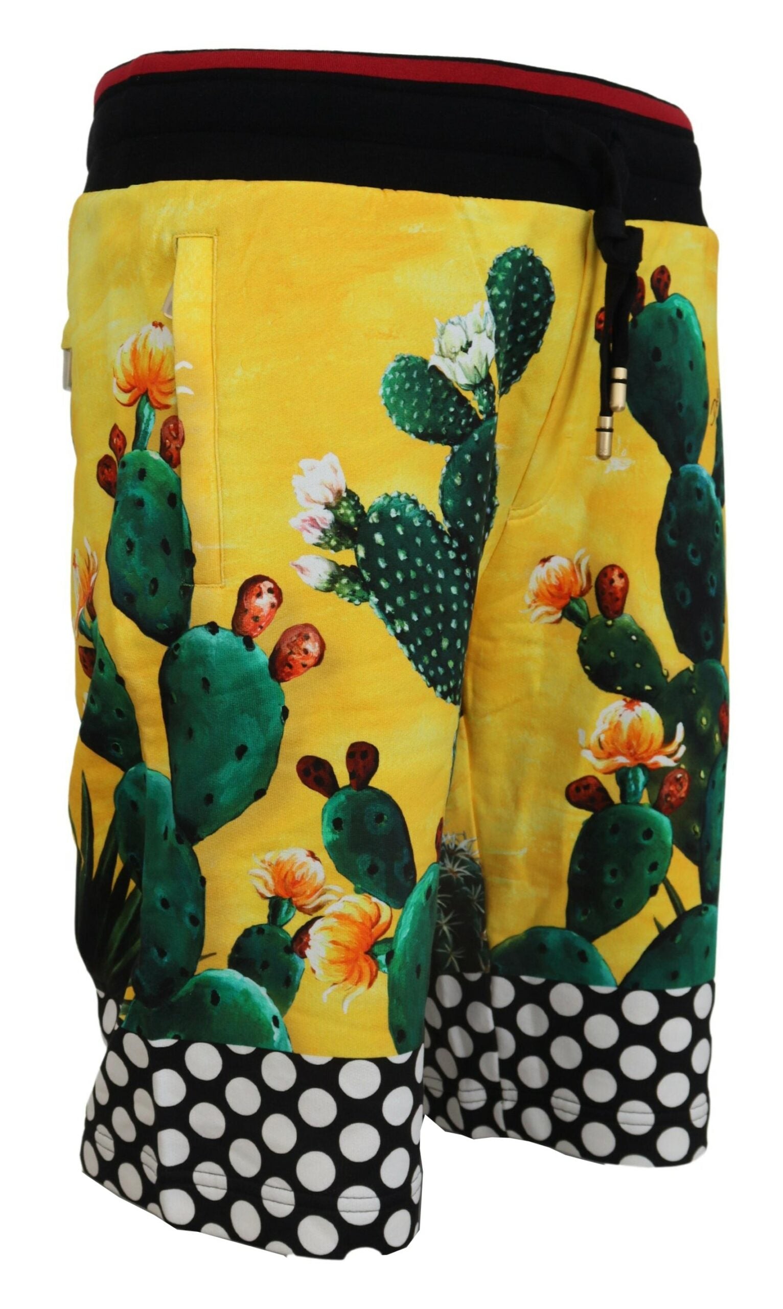 Shorts with cactus print