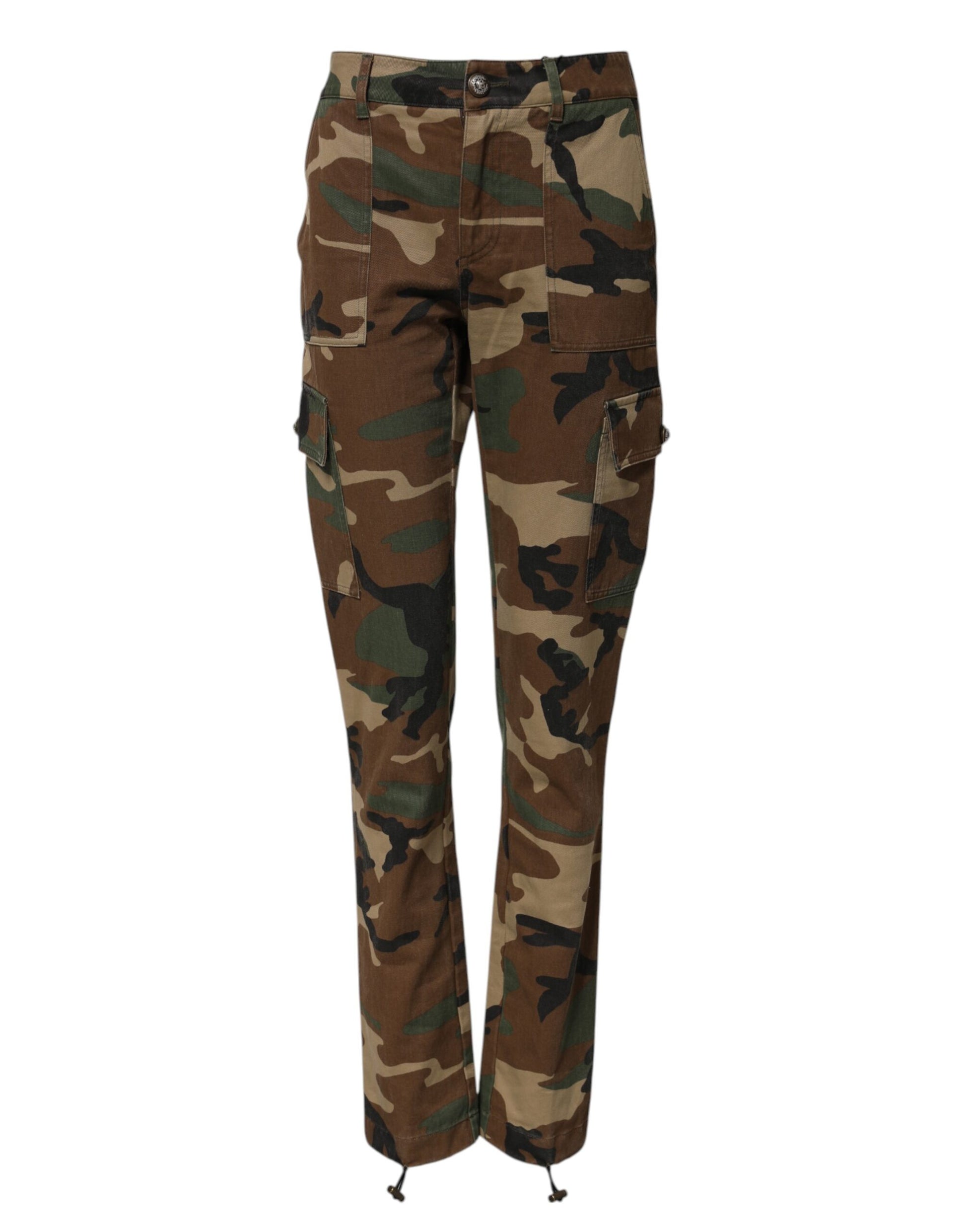 Camouflage pants on a mannequin