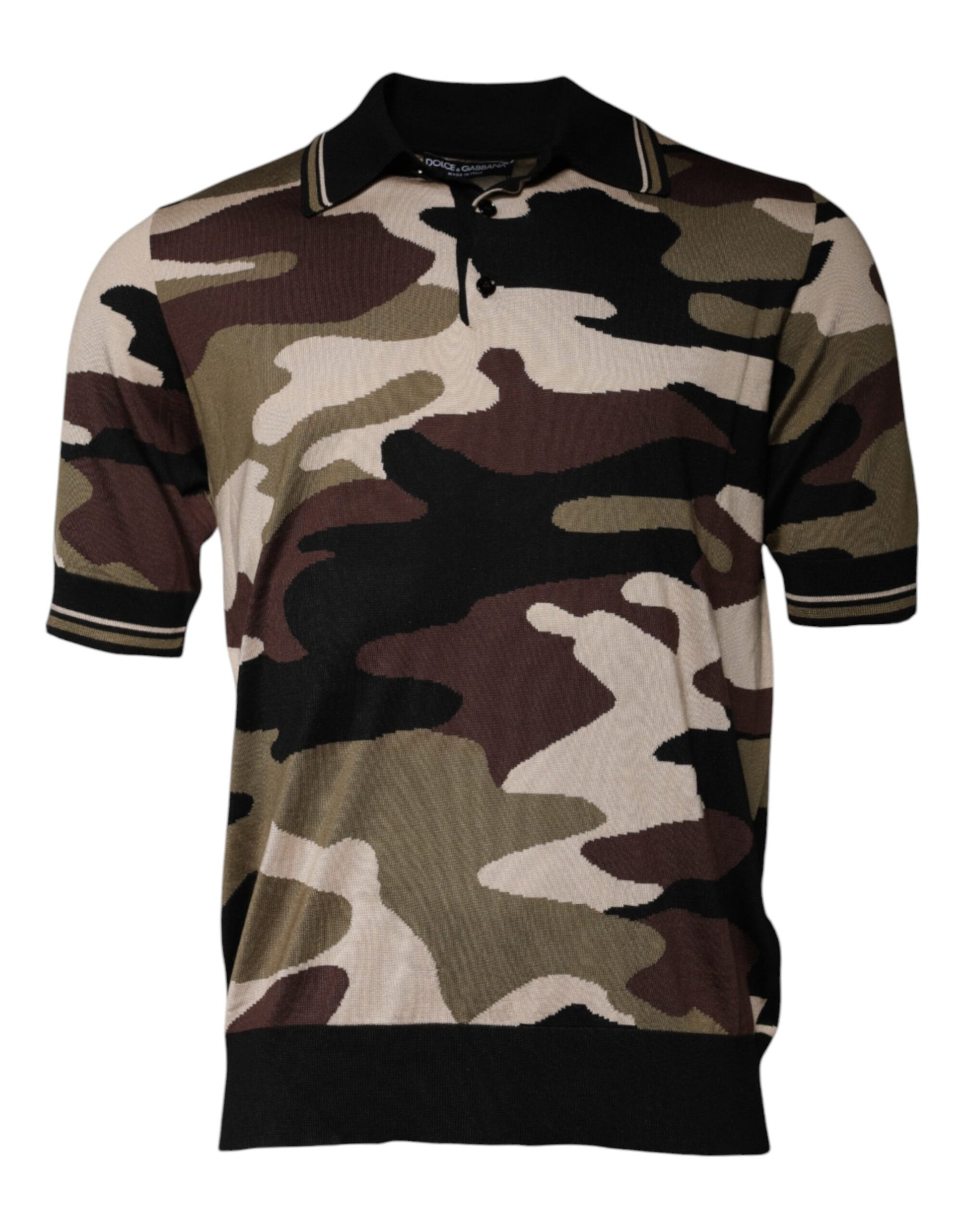 Camouflage shirt on hanger
