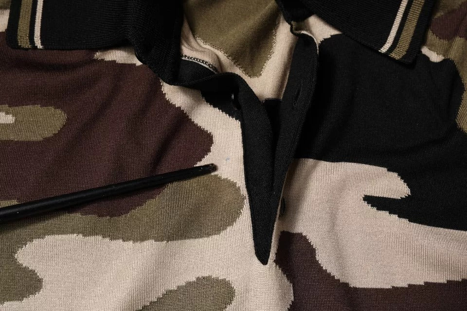 Camouflage jacket on a table