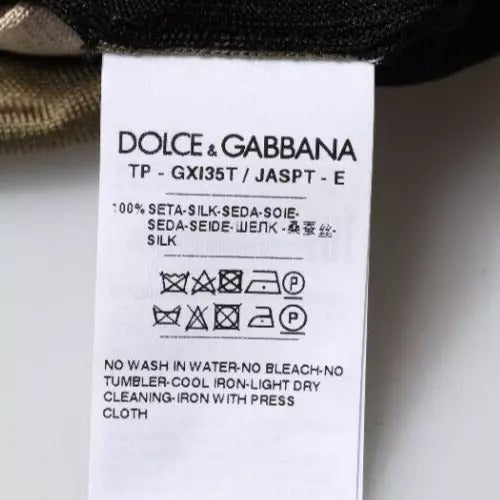 Tag on clothing item indicating brand and care instructions