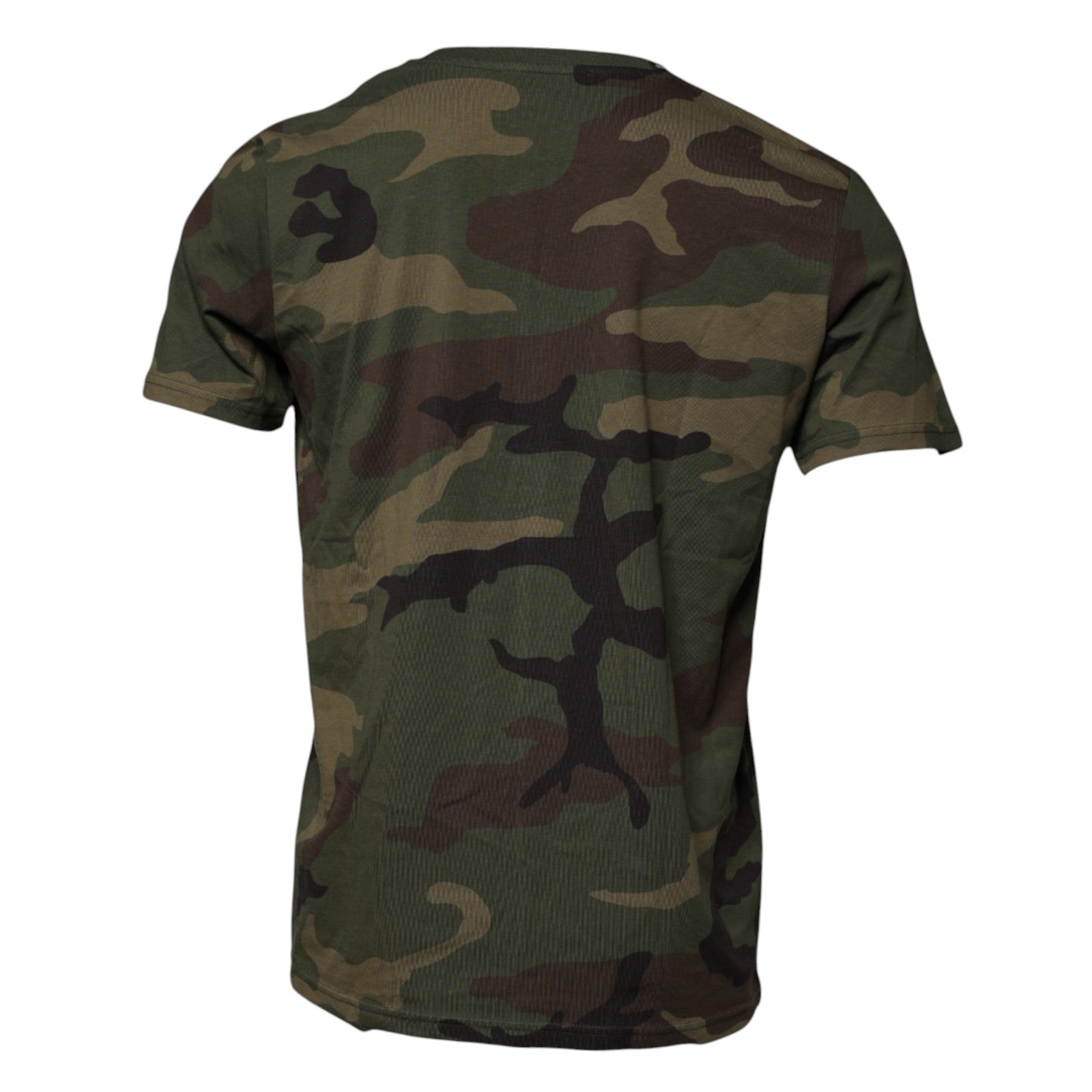 Camouflage t-shirt on a mannequin