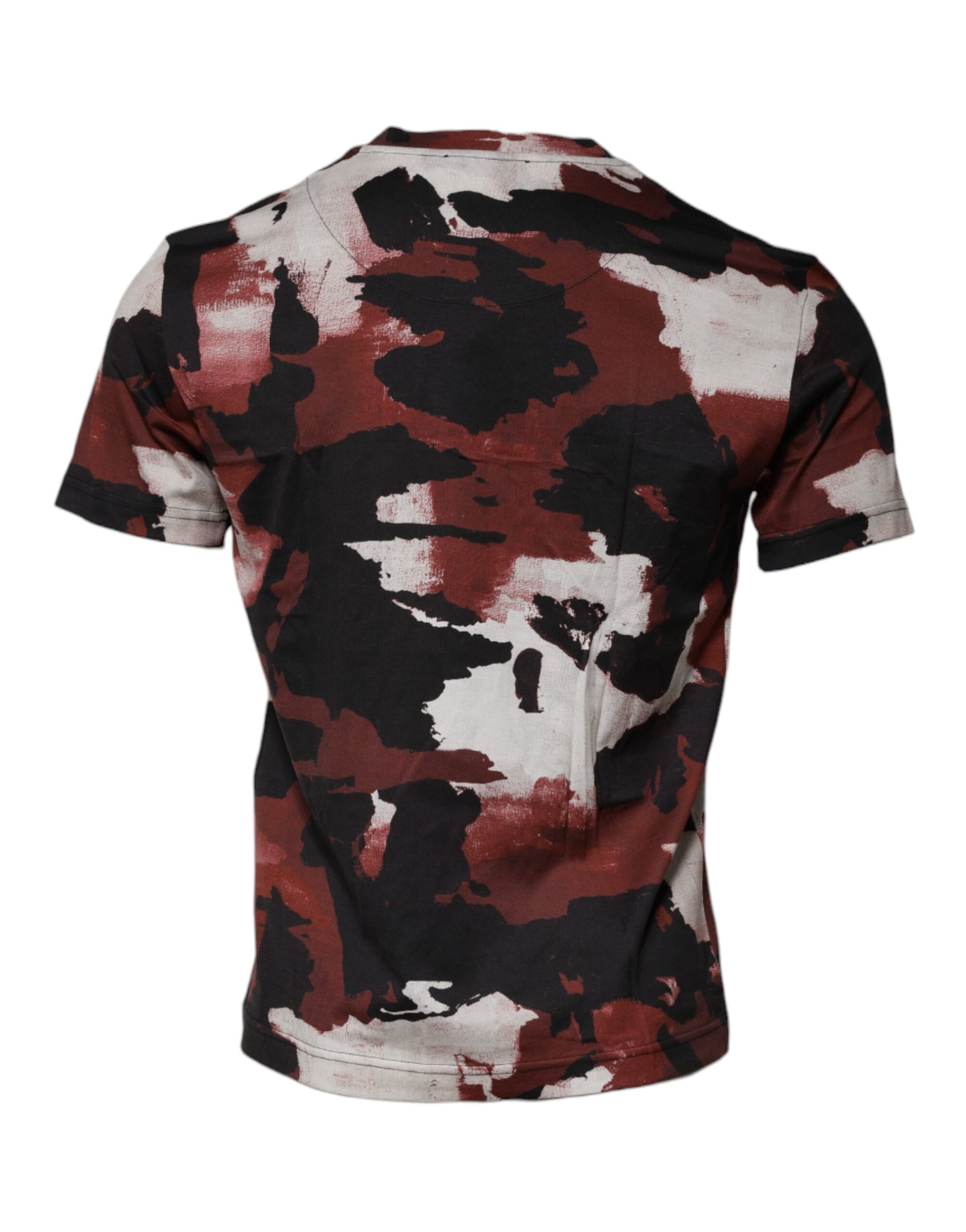 Camouflage print t-shirt on a mannequin torso