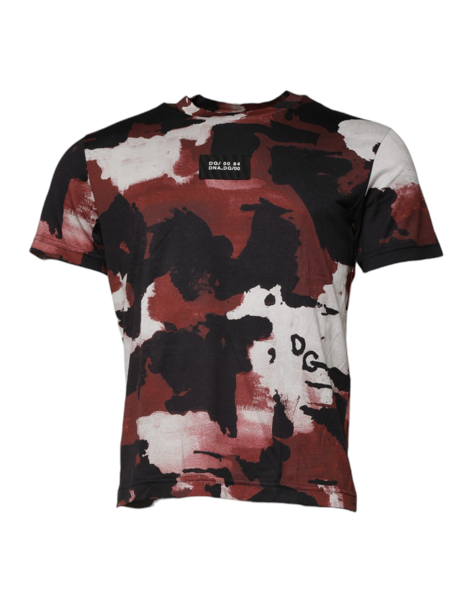 Black and red tie dye t-shirt