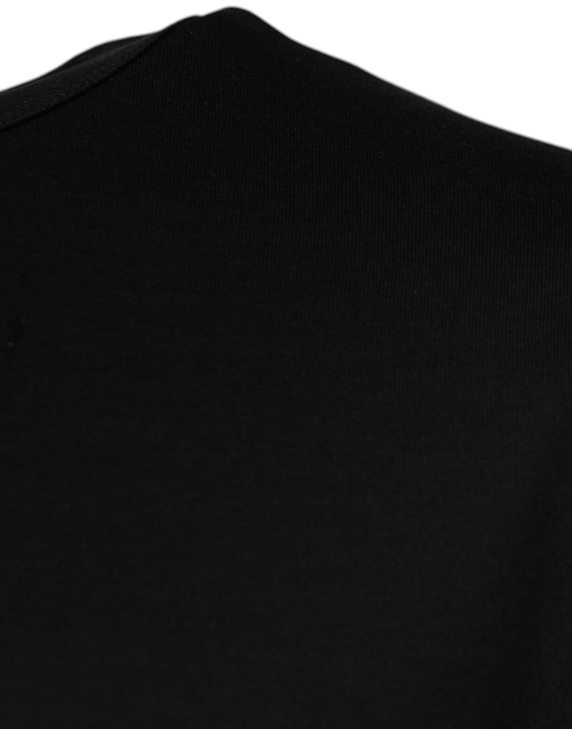 Black shirt on hanger