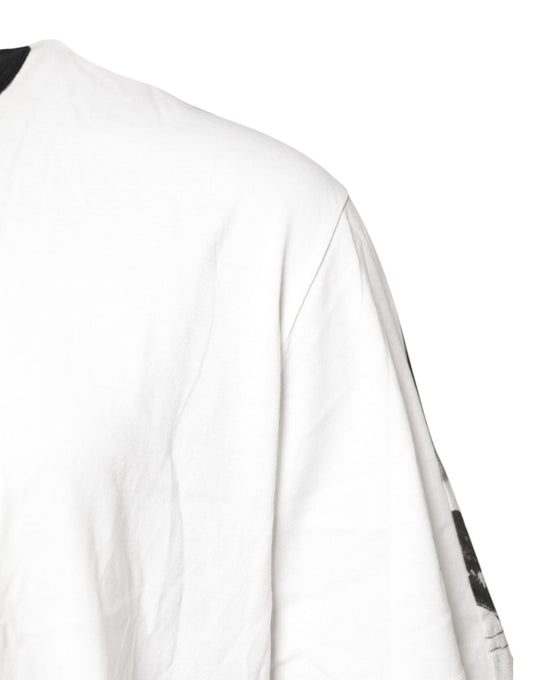White long sleeve shirt on a mannequin