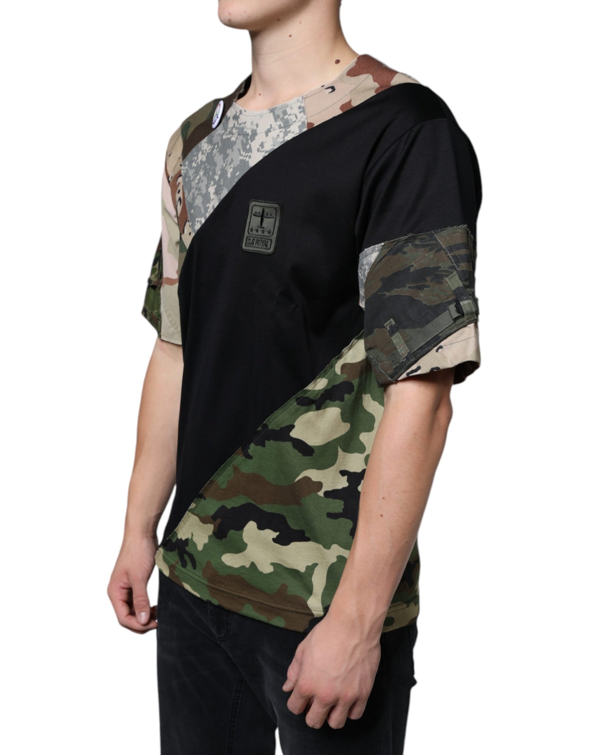 Camouflage print t-shirt
