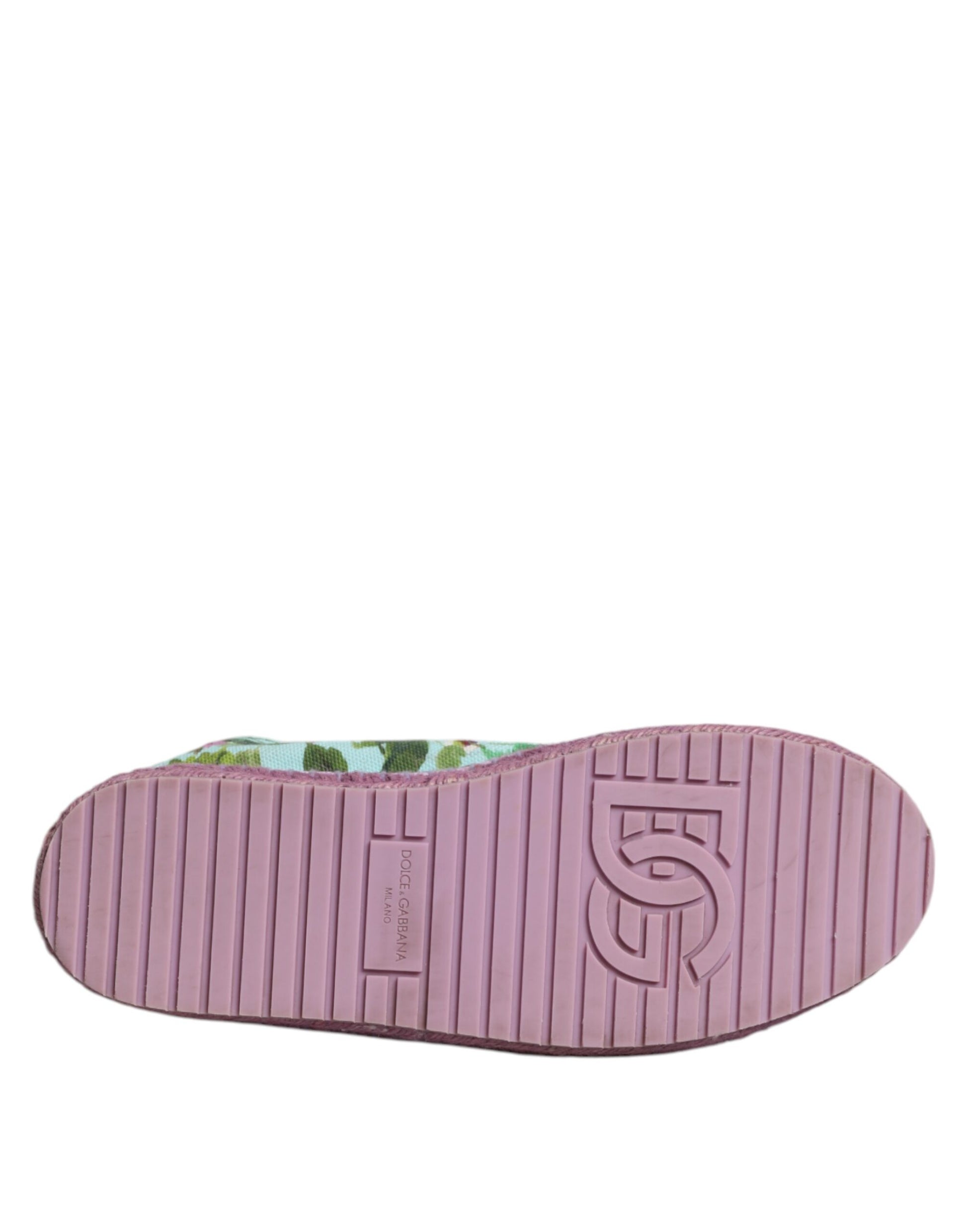 Pink shoe with white sole