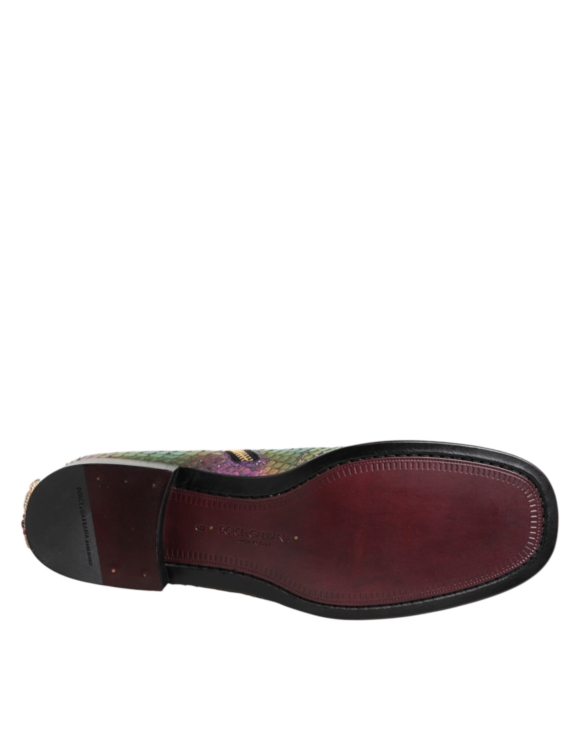 Brown shoe with black sole