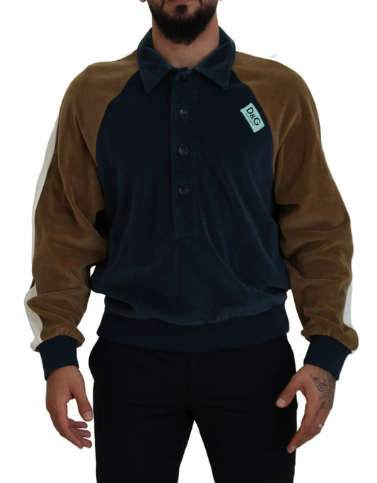 Man wearing brown jacket with white stripes on sleeves