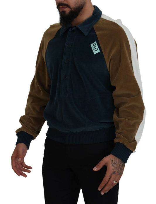 Man wearing brown jacket with black stripes