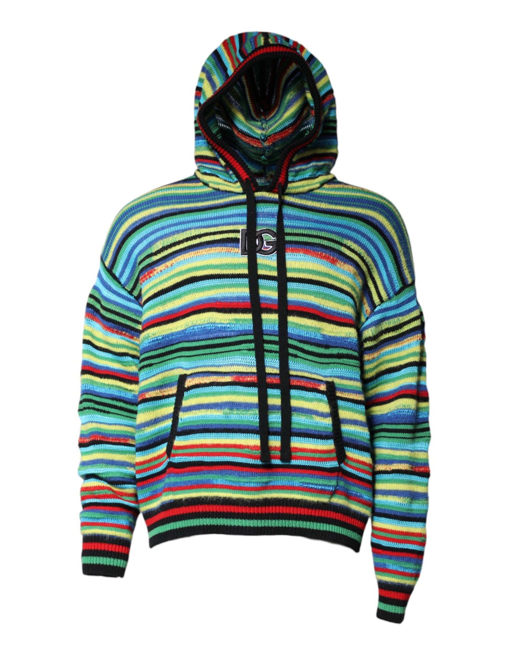 Colorful hoodie with stripes