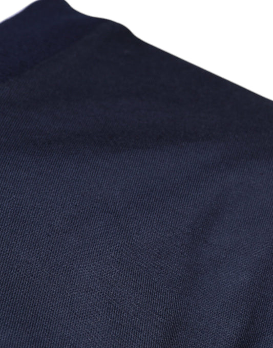 Navy blue fabric with a slight sheen