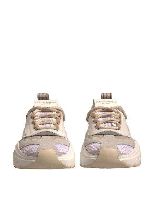 Pair of sneakers on display