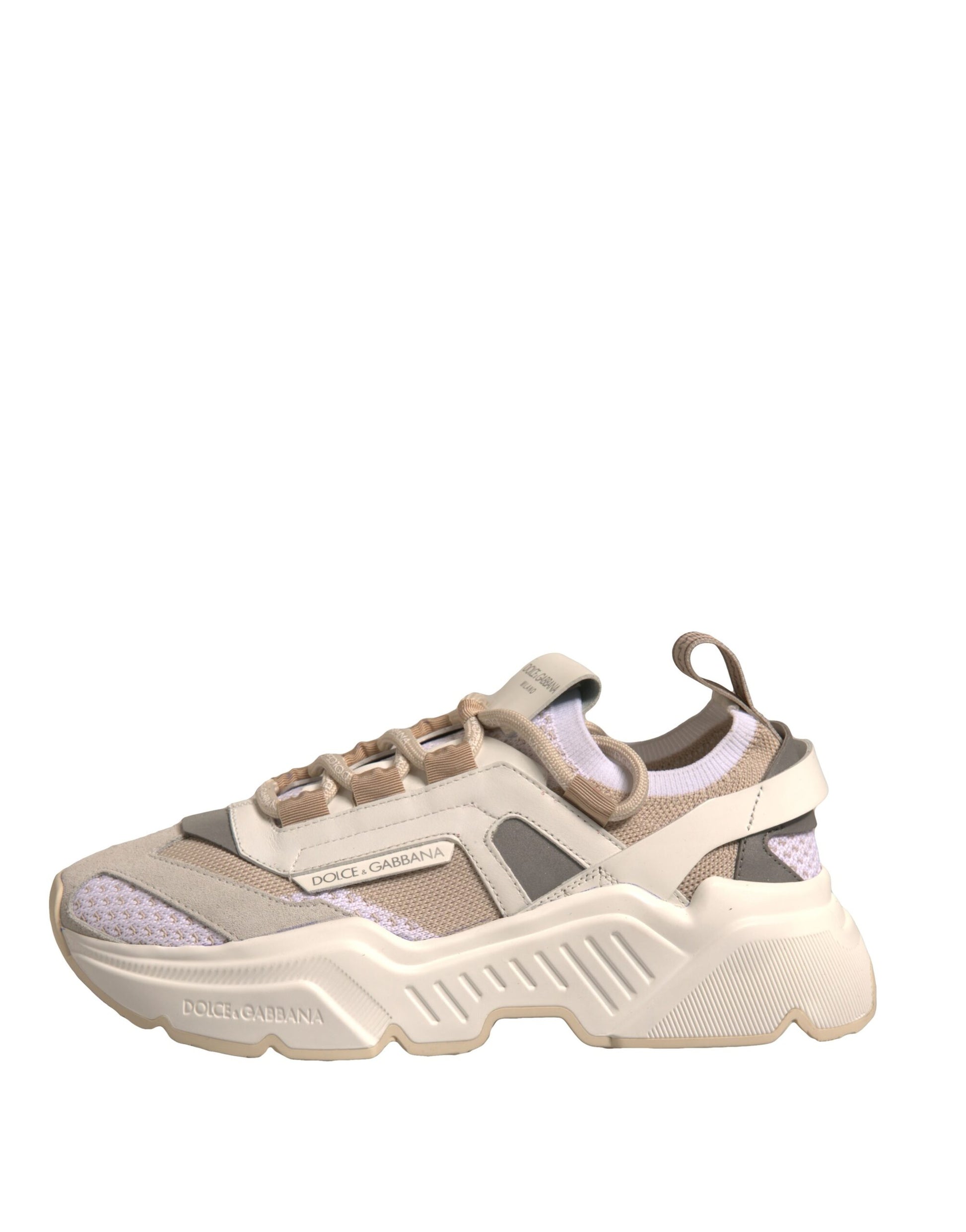 Tan baby shoe with velcro straps and a strap over the top of the foot