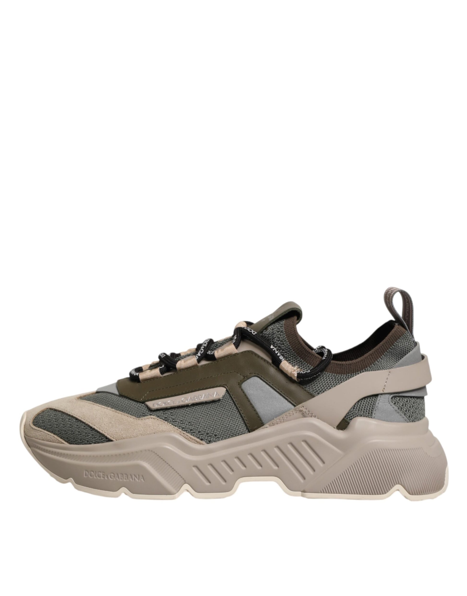 Brown and tan hiking shoe with laces