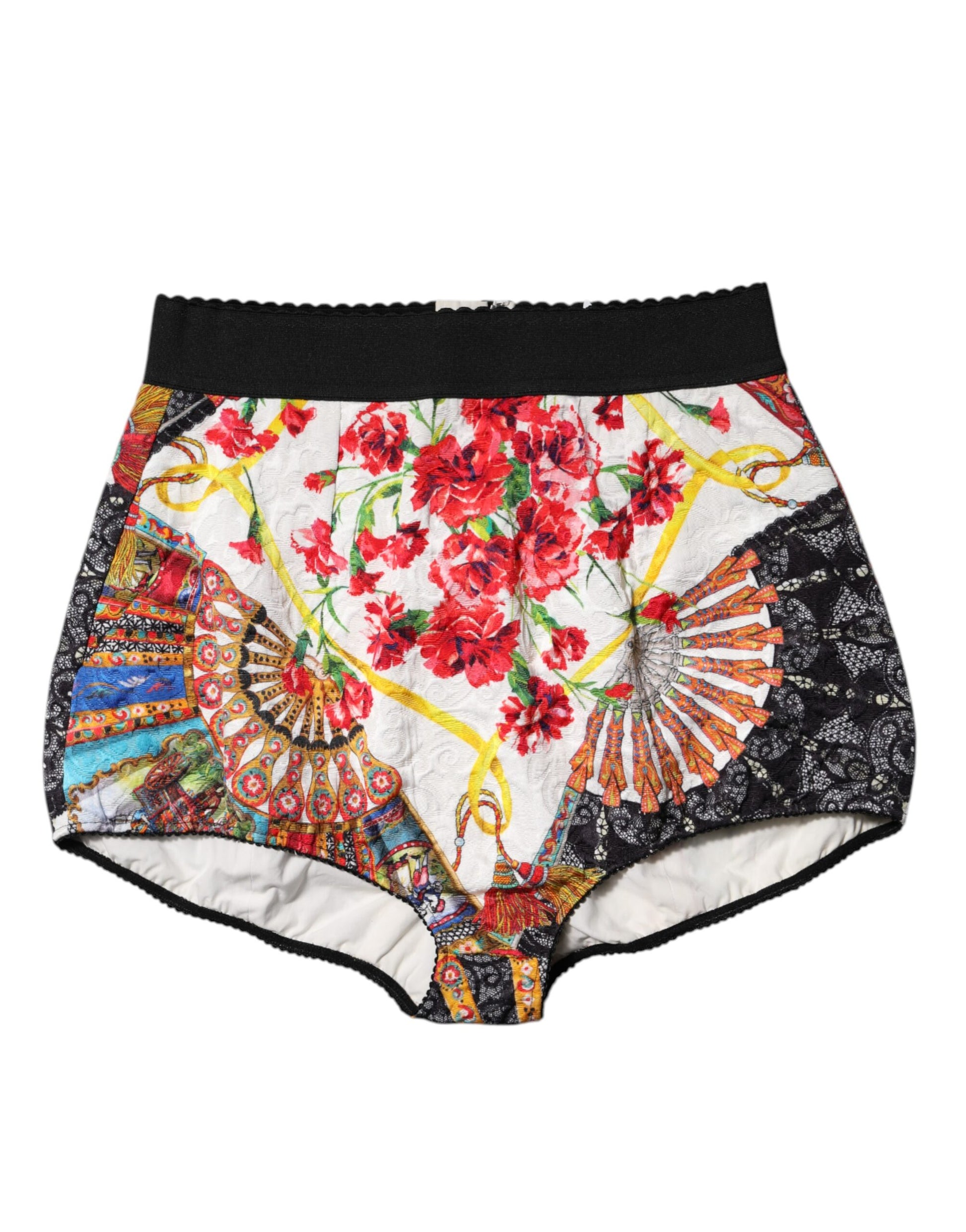 Colorful floral patterned women's underwear
