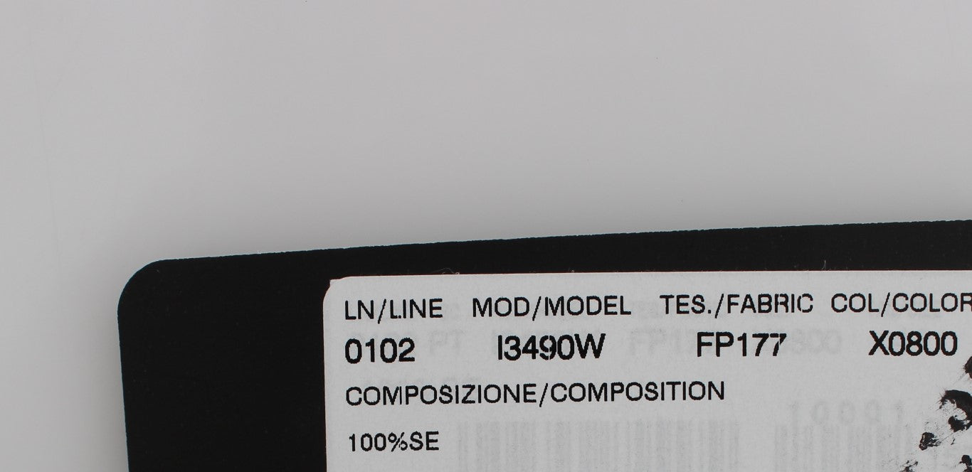 Black and white label on a product