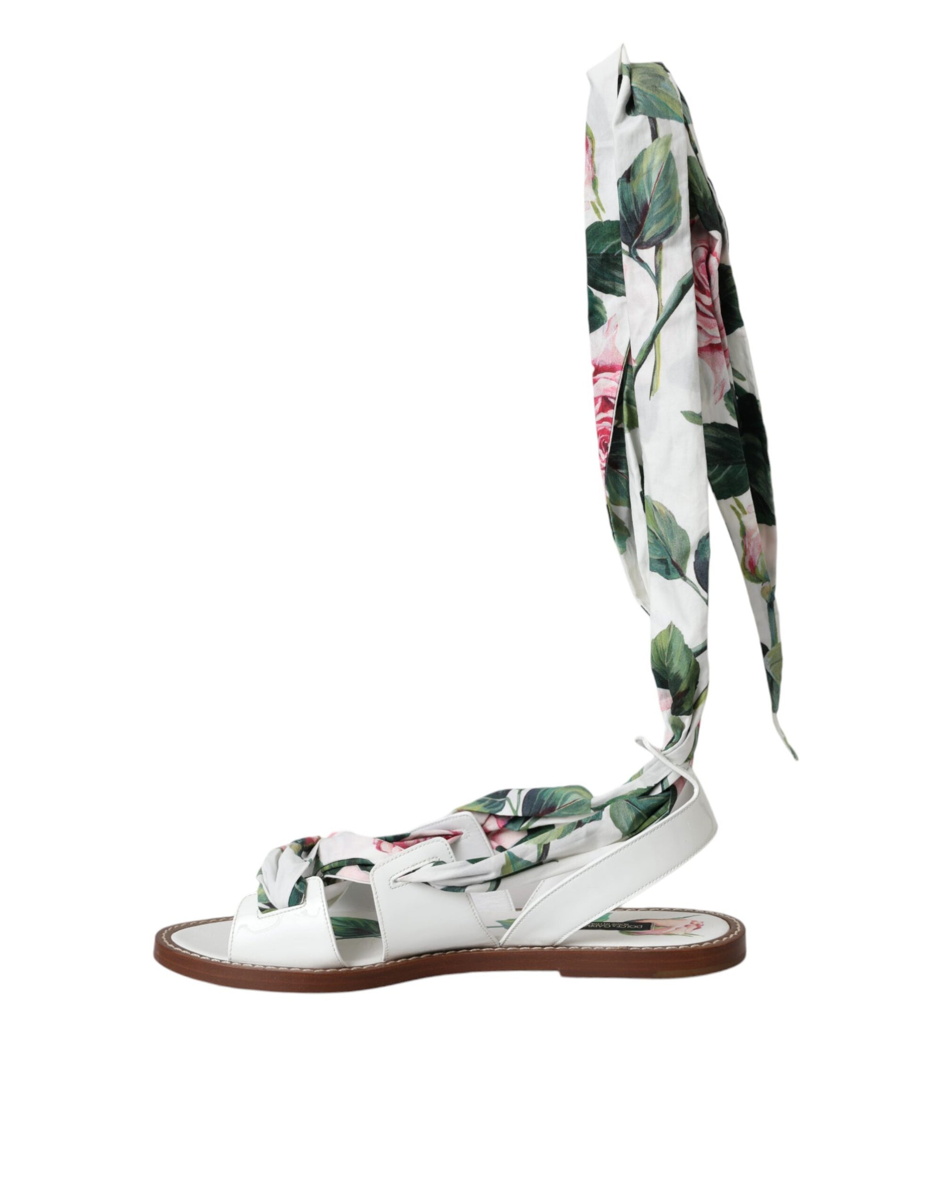 Floral print women's sandals