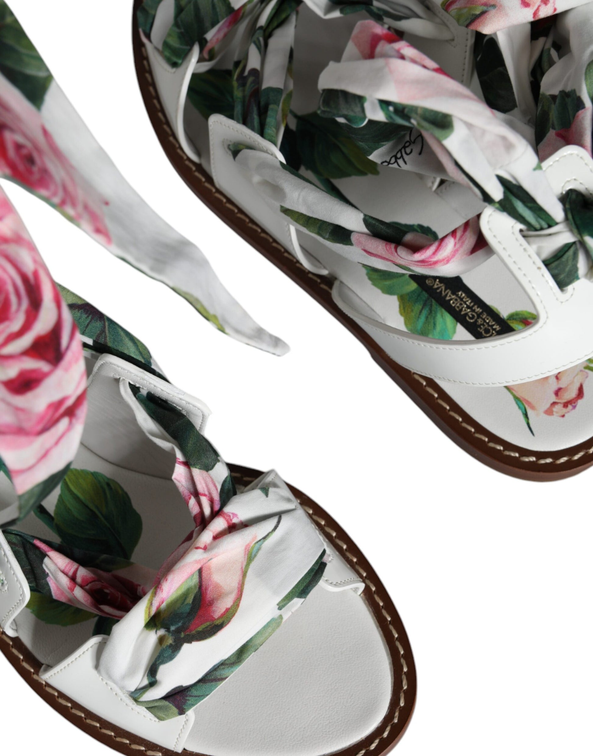 Pair of floral print sandals for children