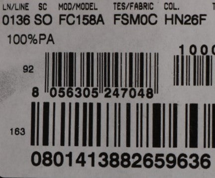 Barcode on a package