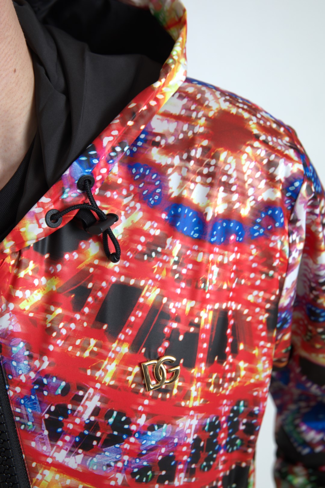 Colorful hoodie with vibrant patterns