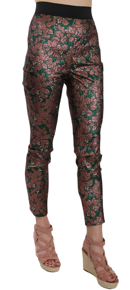 Pair of floral print leggings
