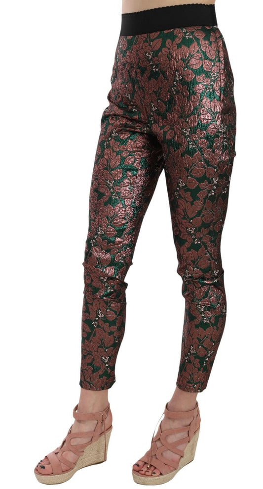 Pair of floral print leggings