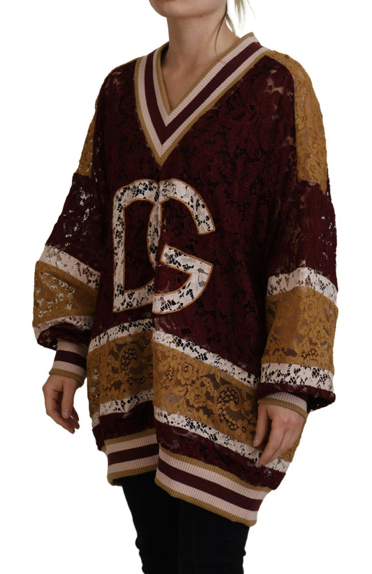 Woman wearing a hockey jersey