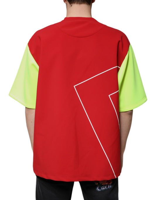 Red and yellow backpack
