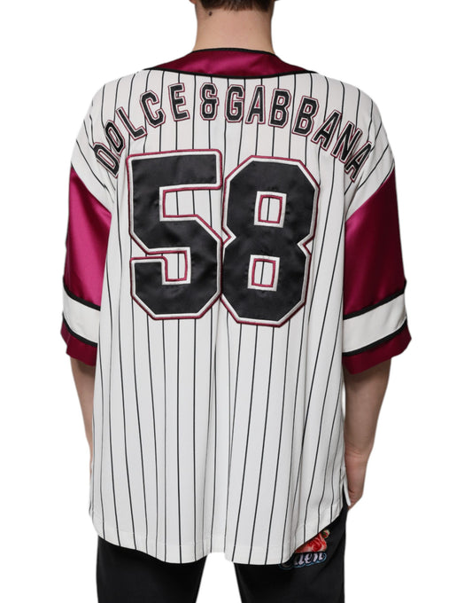Baseball jersey with number 68 on back