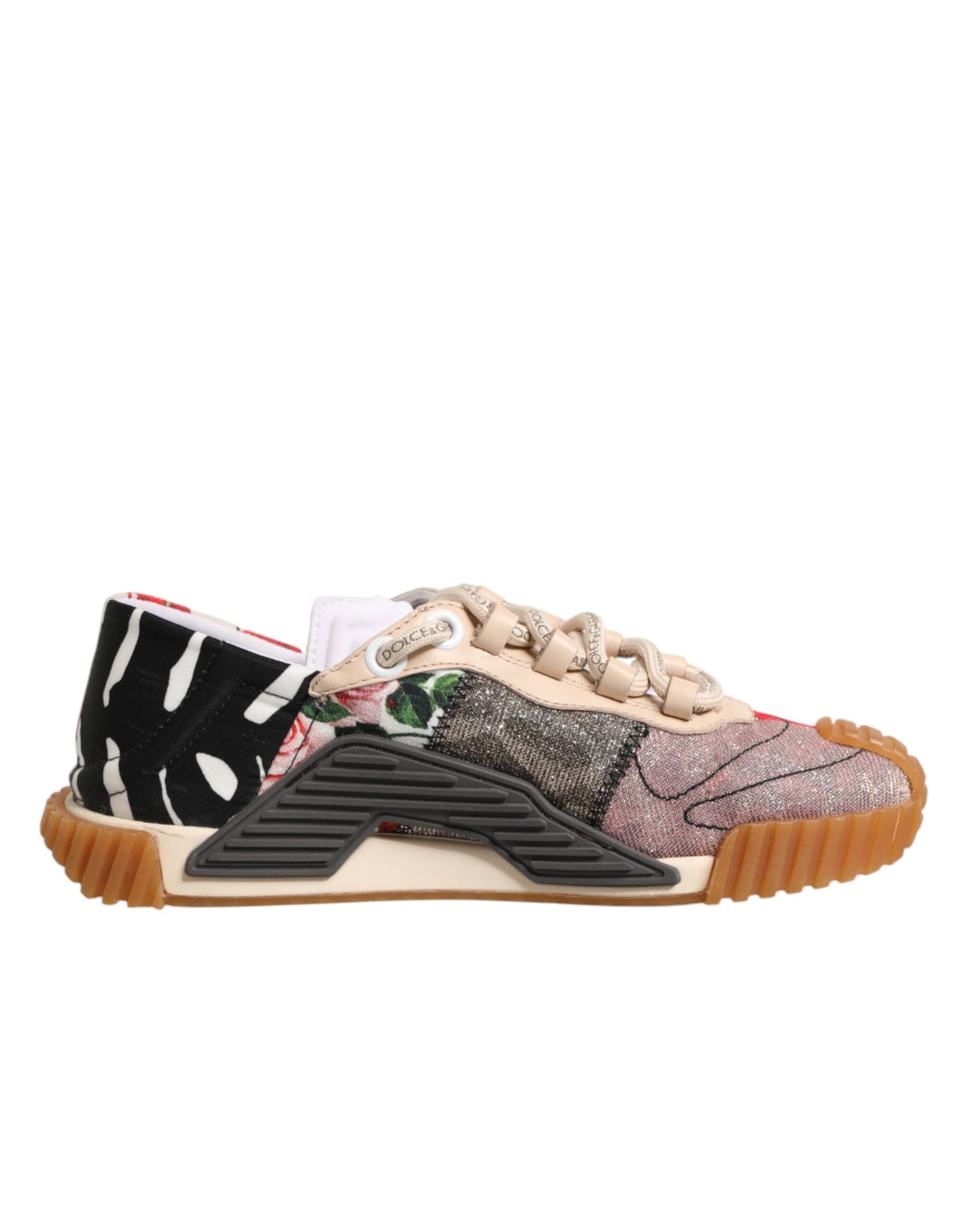 High top sneaker with a unique design featuring a fish pattern on the side