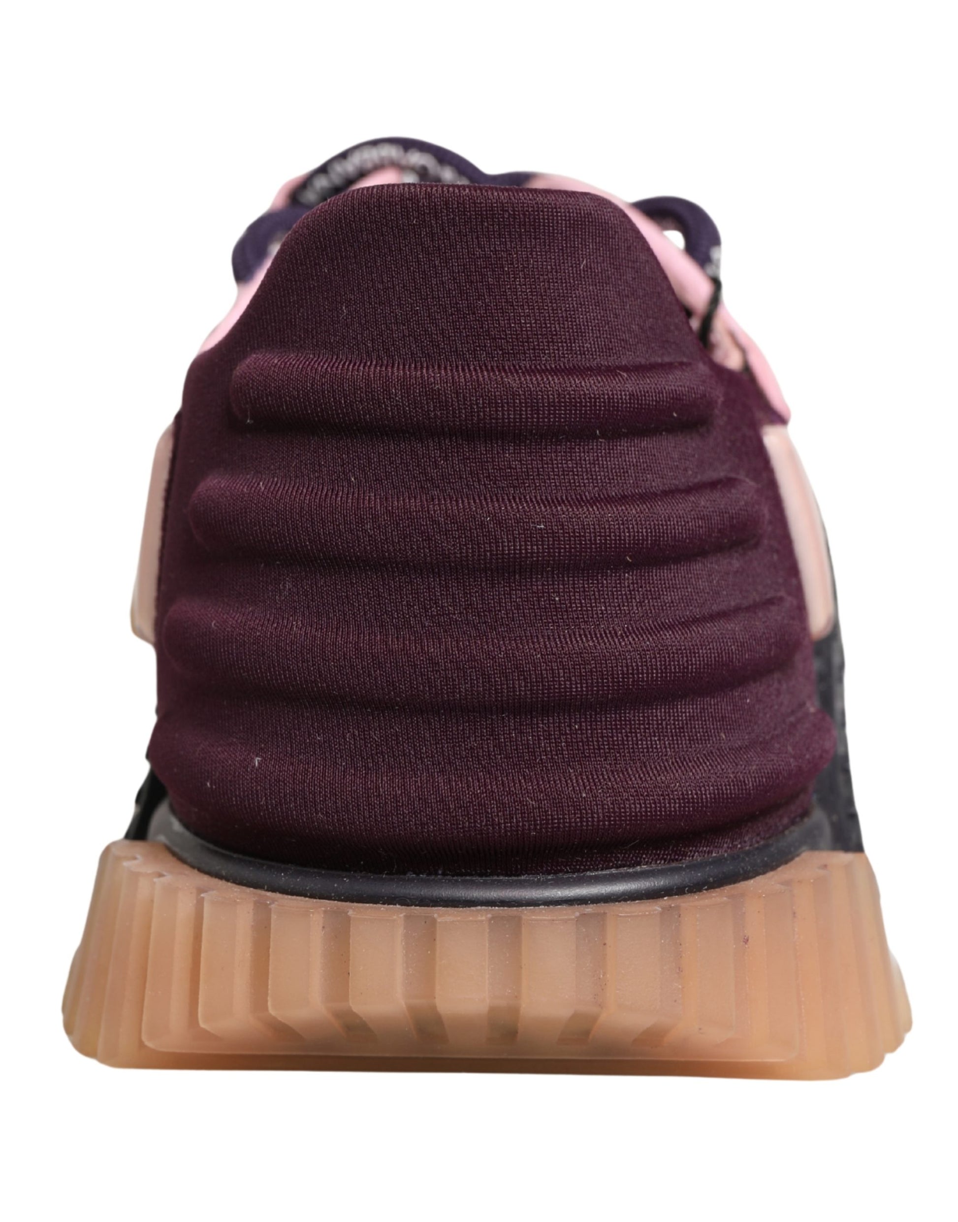 Purple and black sneaker with logo detailing on side